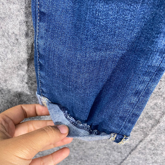 AG Adriano Goldschmied Jeans 26 Blue Denim Mid Rise Cigarette Cuffed - Picture 6 of 14